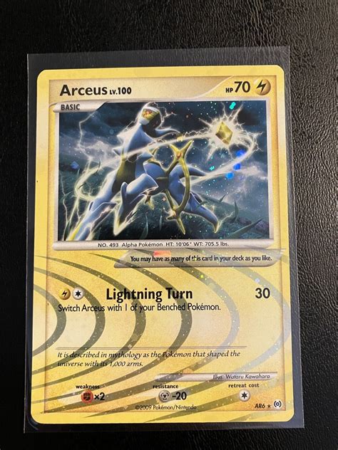 arceus lvl 100 card|how much is arceus worth.